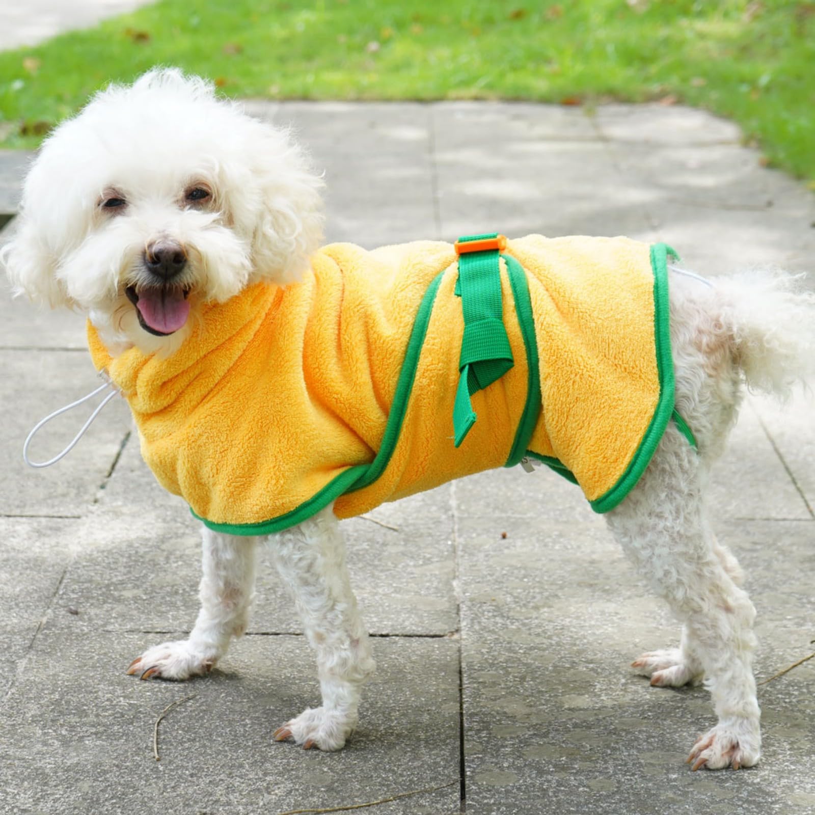 Dog Bathrobe Towel, Cat Bathrobe Microfiber Fast Drying Absorbent Towel For Puppy Small Medium Large Dog Cat 5