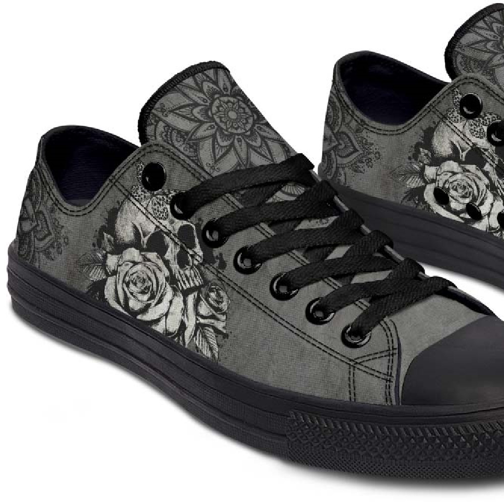 Fashion Printed Couple High Top Canvas Shoes