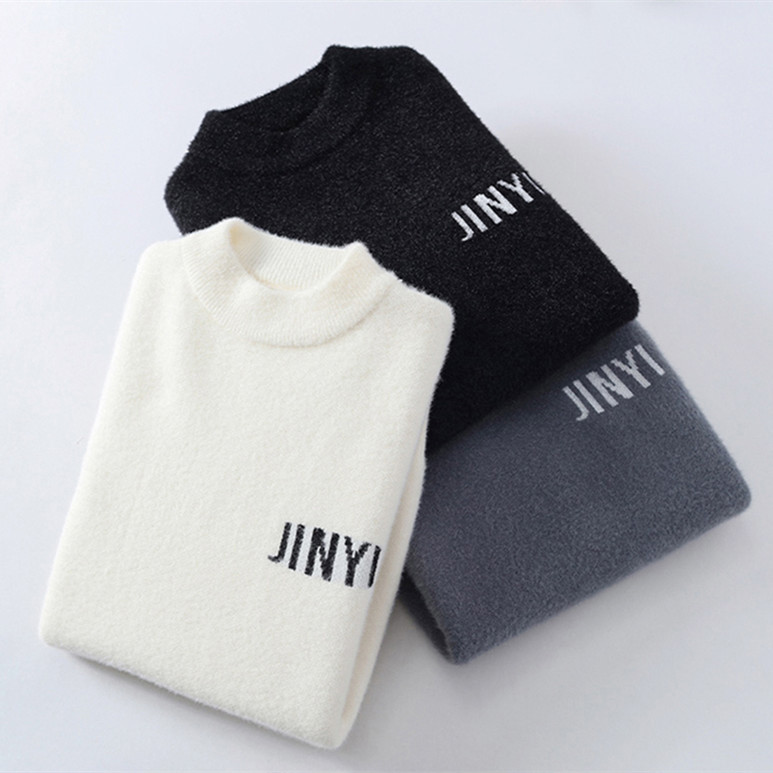 Men’s Fashion Embroidered Crew Neck Jumper – Warm Casual Knit Sweater for Autumn & Winter - Image 6