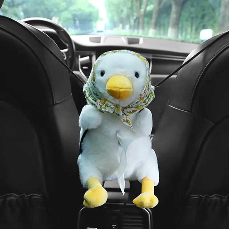 Car Tissue Box Creative Cartoon Hanging Car Inner Drawer