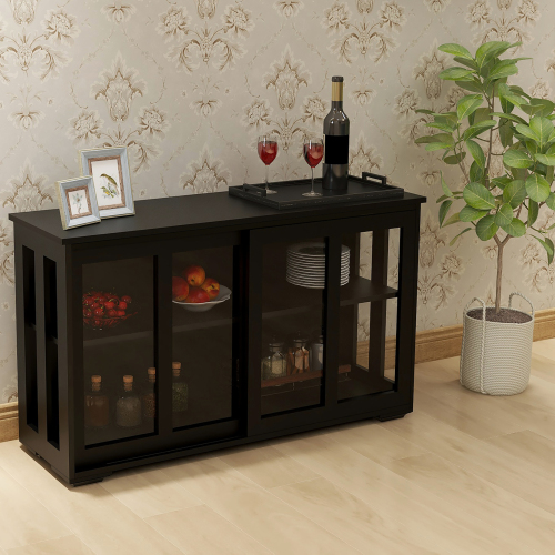 Kitchen Storage Cabinet with Glass Door β photo 3