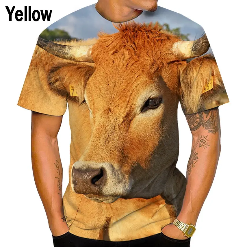 Creative And Funny 3D Short Sleeves
