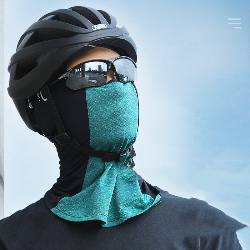 Sun Protection Ice Silk Headgear Mask Male — foto 5