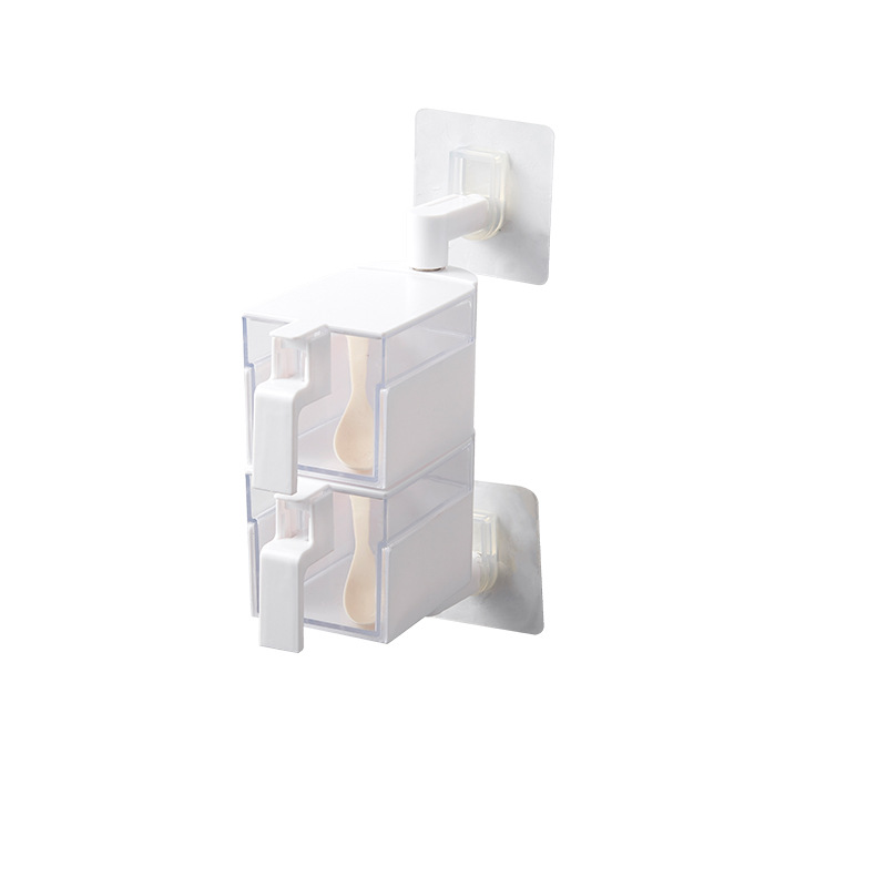 Title 6, Kitchen Free Perforation Wall-mounted Spice Box