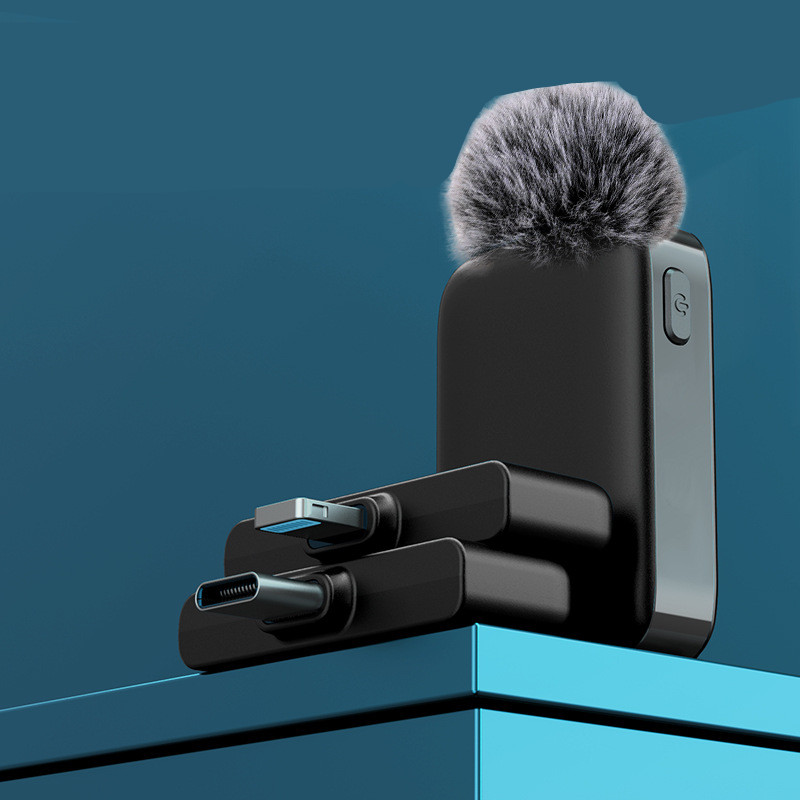 Wireless Lavalier Microphone with charging case