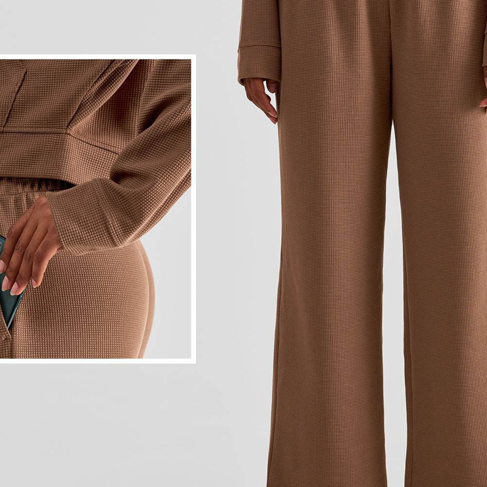 Loose Casual Pants With Drawcord Cuffs