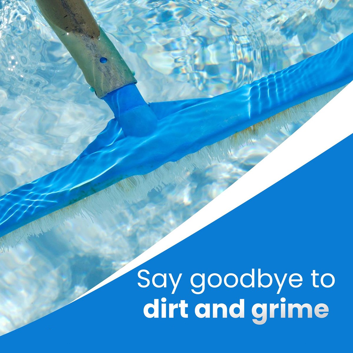 Plastic Pool Brush Cleaning Tool For Swimming Pool Spa Fish Pond Garden Fountain