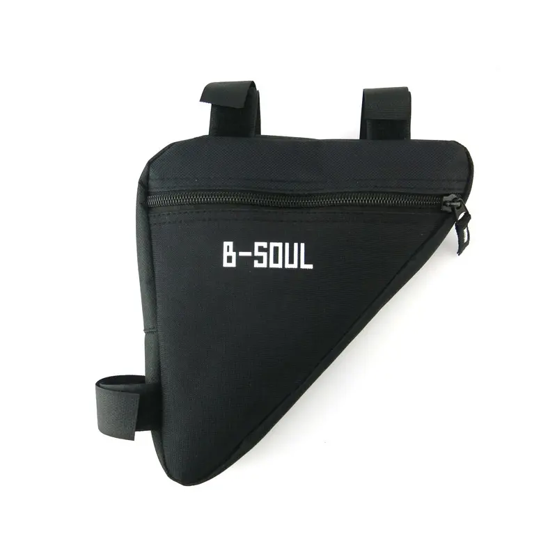 Saddle bag riding bicycle mountain bike triangle