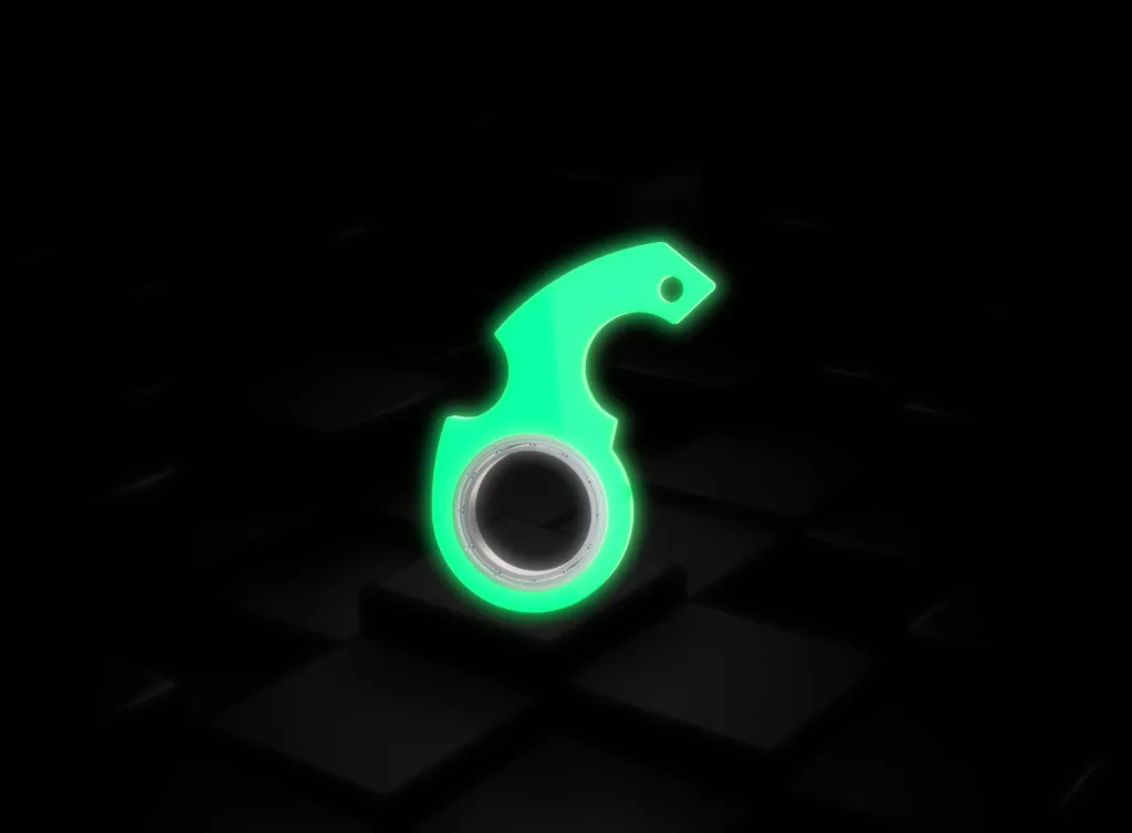 Creative Fidget Spinner Toy Keychain Hand Spinner Anti-Anxiety Toy Relieves Stress Finger Spinner Keychain Bottle Opener Kids Toy - Luminous Green ...