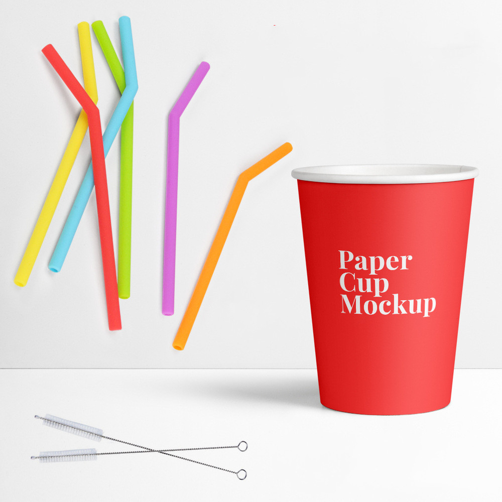 Title 2, 6-piece Super Soft Food Grade Silicone Straws Set