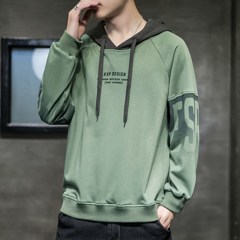 Men's New Autumn Hooded Loose Long Sleeve Top Sweatshirt