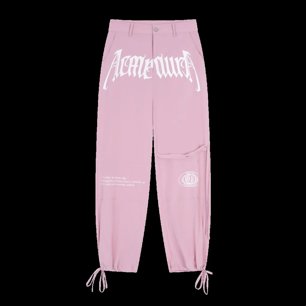 Versatile Cargo Pants Harajuku Japanese - Pink