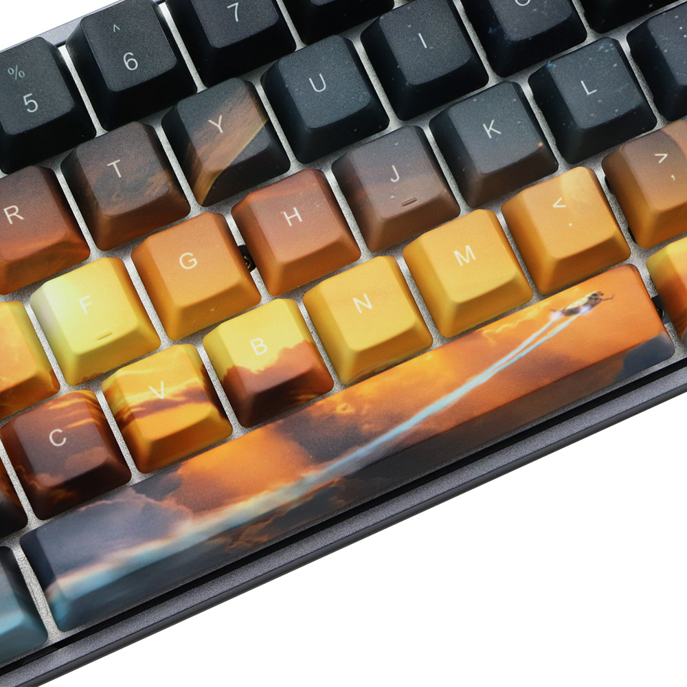 Five-sided Sublimation Process 71 Keys tastatur - Miniatyr 5