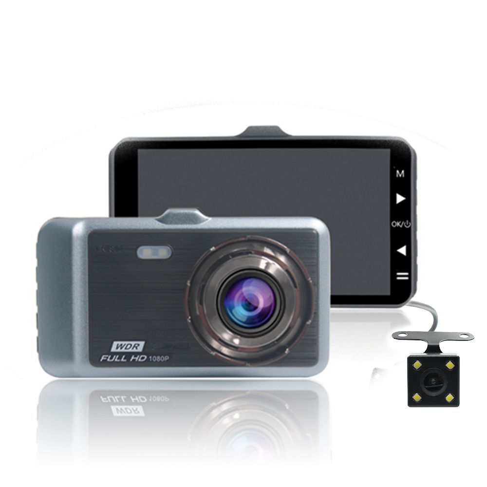HD Dual-lens Driving Recorder With 4 Inch Screen — foto 5