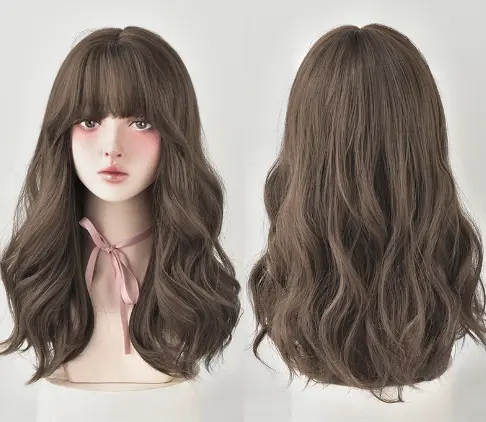Natural Full-head Wig Long Curly Hair Air