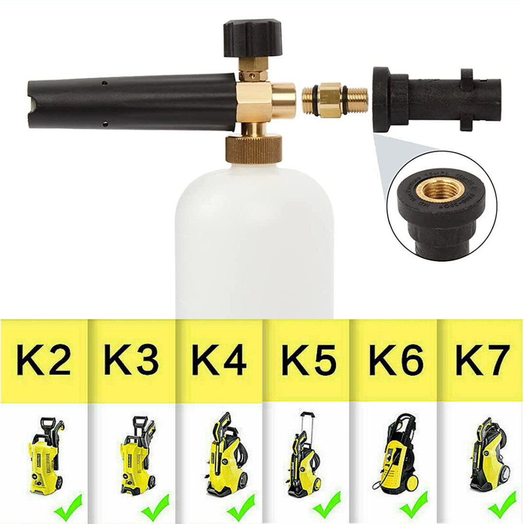 Karcher Snow Foam Lance Gun K2-K7 Cannon Car Pressure Washer Washing Bottle 1L — image 5