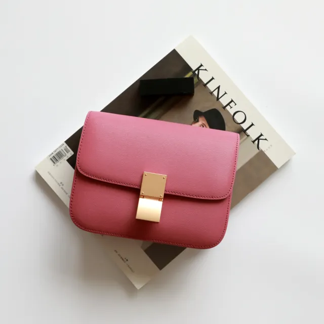 Spring Style Commuter Stewardess Leather One Shoulder Messenger Bag Rose - Shop at LoveMi