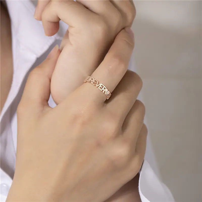 Stainless Steel Couple All-match Titanium Steel Rings