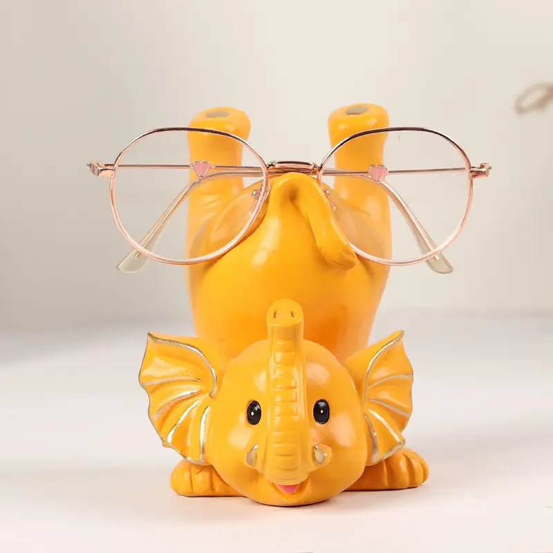 Creative Lucky Elephant Glasses Shelf