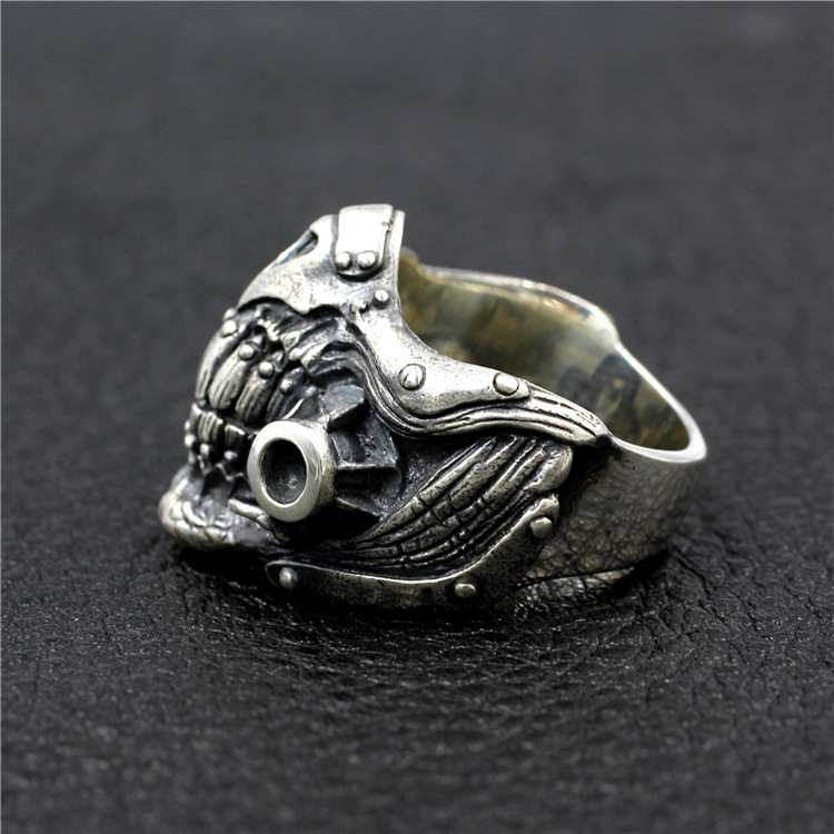 Title 8, Bague Mad Max Undead Old Joe en argent sterling...