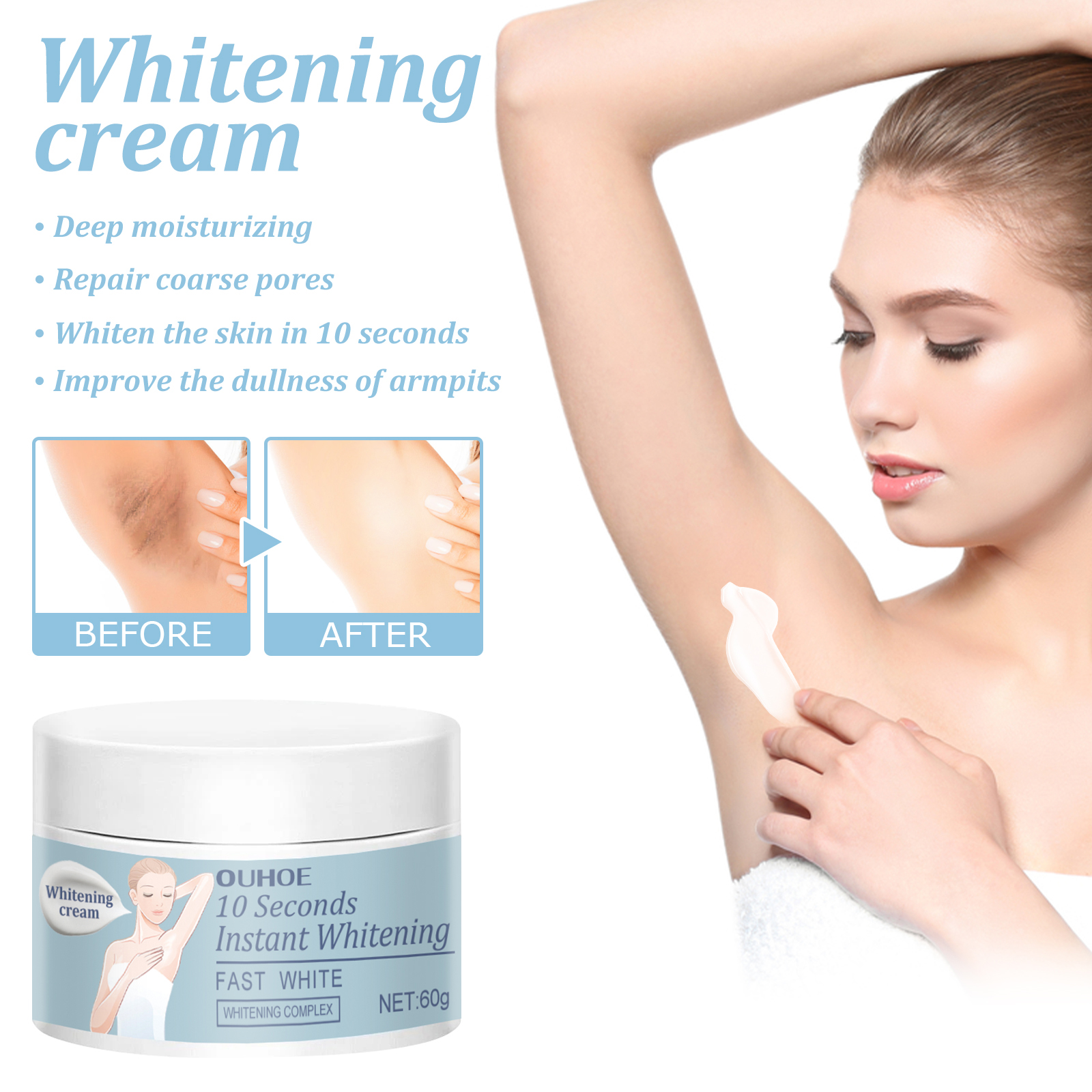 Underarm Brightening Cream 60g 1 Bottle — foto 3
