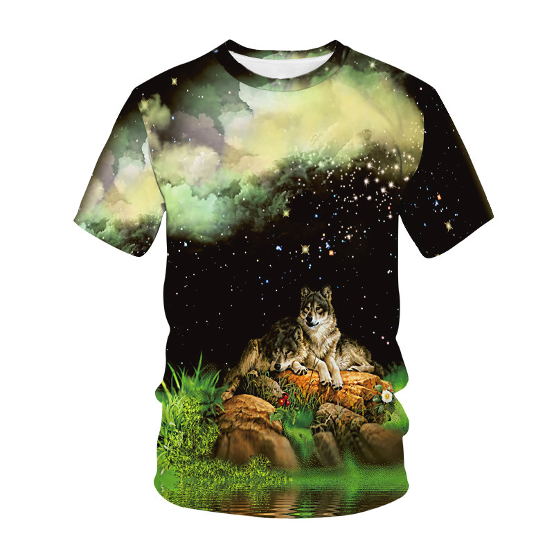 Title 4, 3D Digitaldruck Kinder T-Shirt Kurzarm, atmungs...