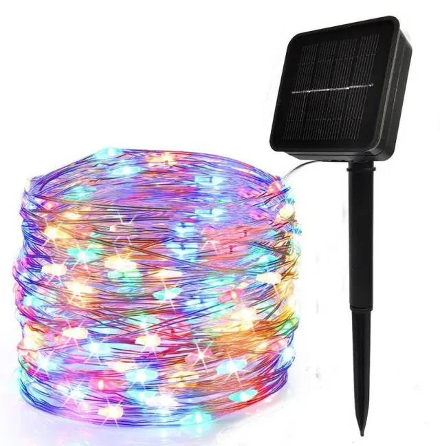 Solar Indoor And Outdoor Decorative Lights Blue - Shop at LoveMi