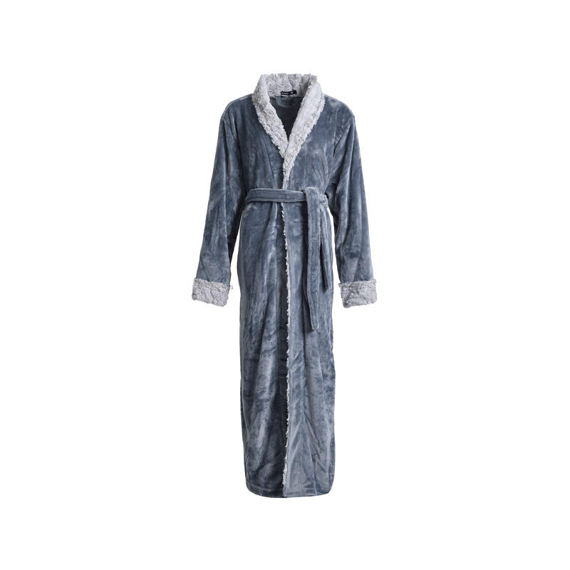 Title 3, New Couple Extended Flannel Bathrobe