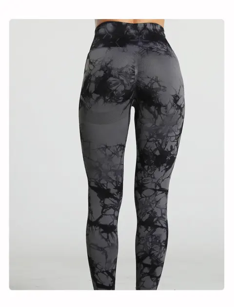 Tie Dye Butt Lift Sweatpants Yoga Pants for Ladies