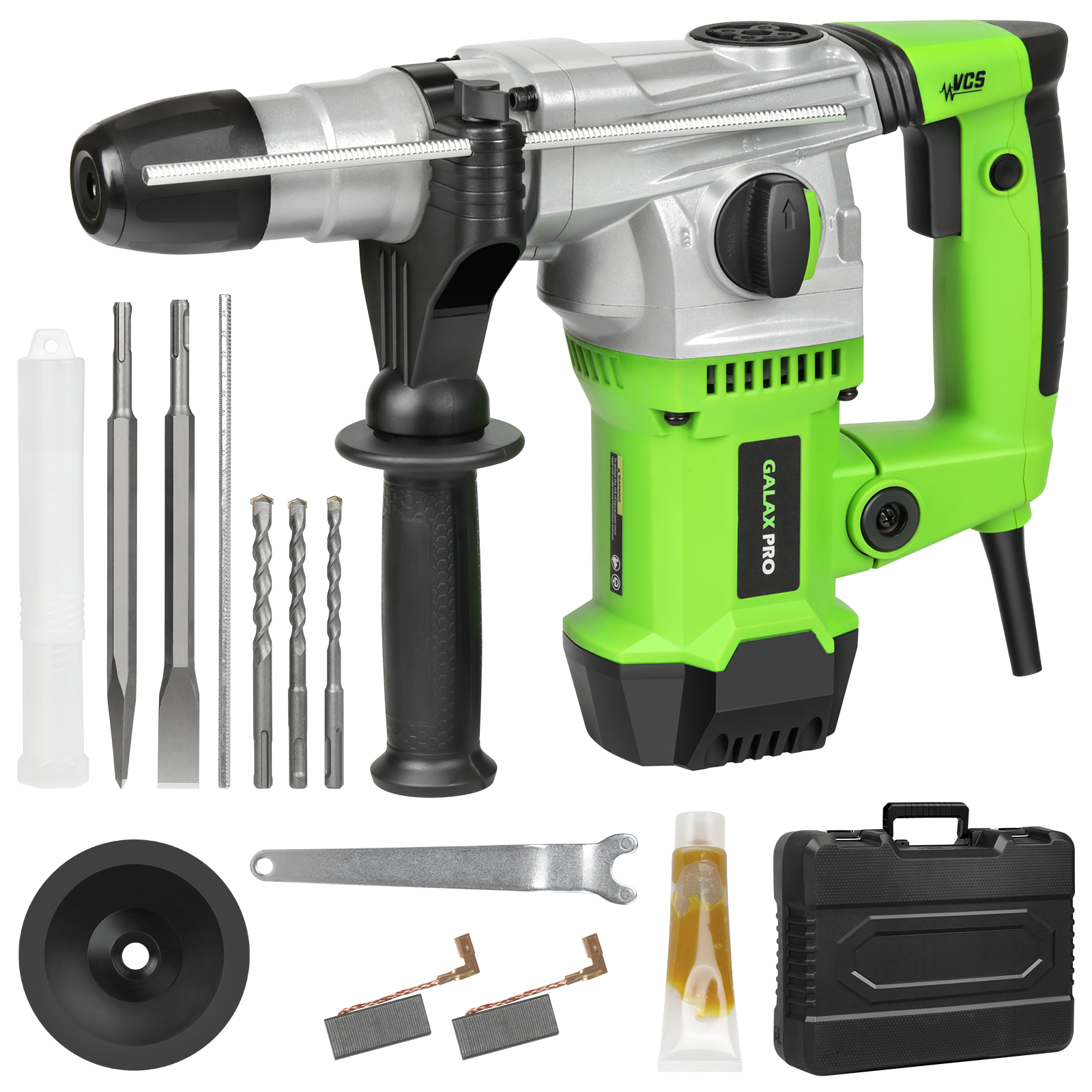Galax PRO SDS Plus Rotary Hammer Drill 1500W 4000RPM, 4 In 1 Functions, Anti — image 9