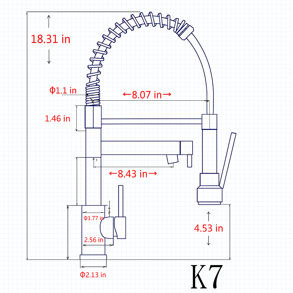 Touch Kitchen Faucet With Pull Down Sprayer, Single Handle Stainless Steel Spring Neck Kitchen Faucet, 2 Function Spray Head, Single Hole Installation, Brushed Nickel
