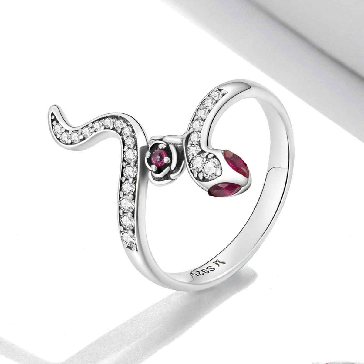 Title 2, Bamoer 925 Sterling Silver Snake Rose For Women...