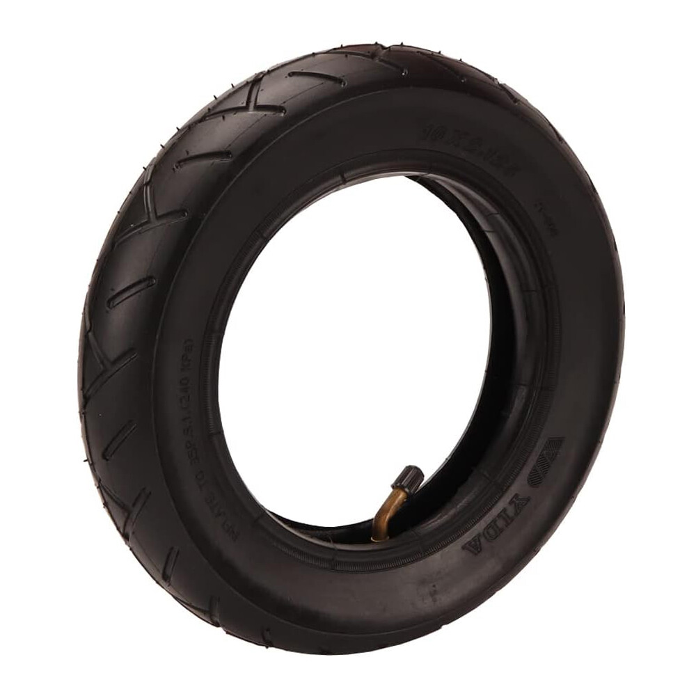 2X 10X2.125 Inner Tube And Tyre Pure Air Pro Decent Or Riley 10in 2.125 Bent Valve