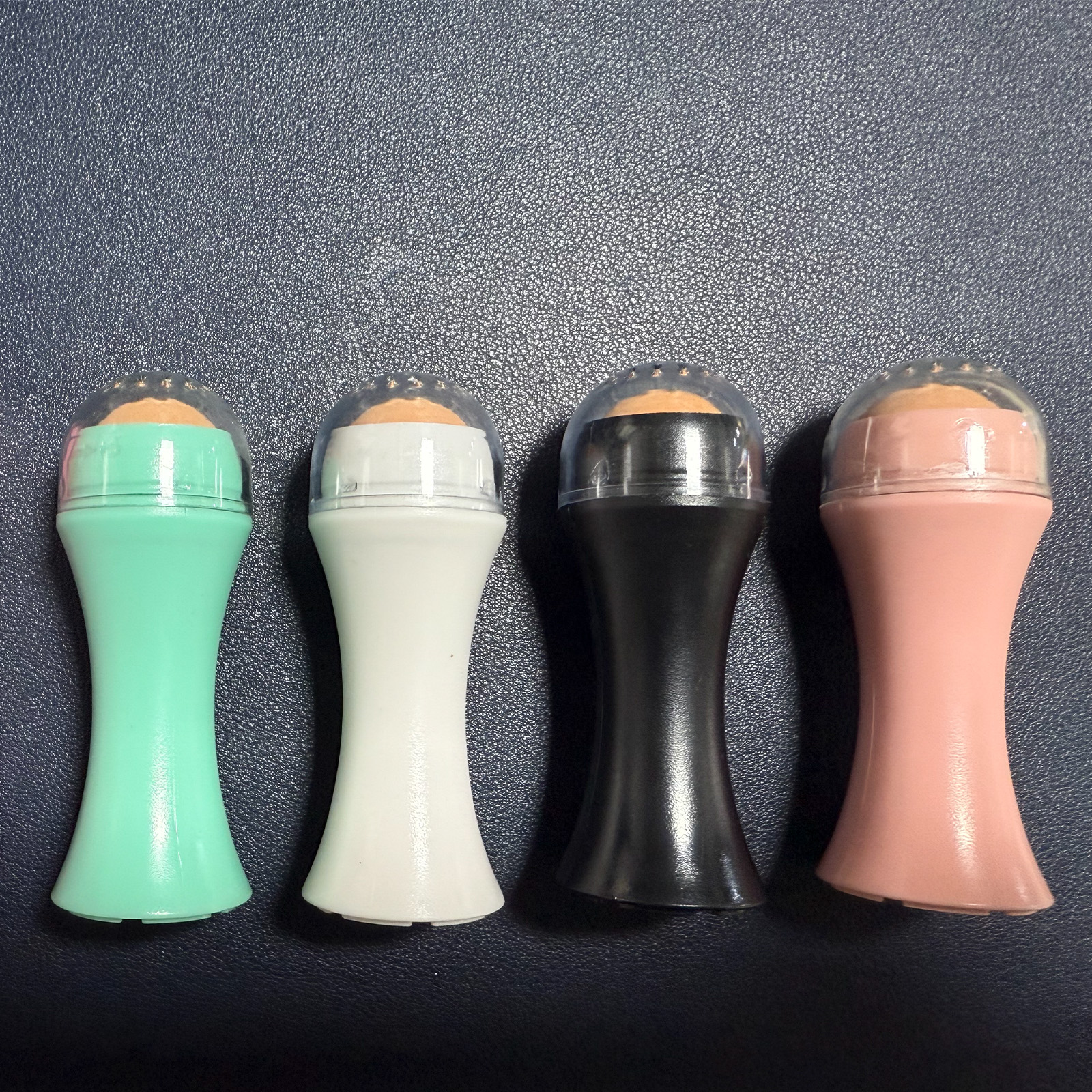 Volcanic Portable Roller  Oily Skin Control Makeup, Oil Absorbing Volcanic Reusable Facial Skin Care Tool For At-Home Or On-The-Go Mini Massage Pack Of 1