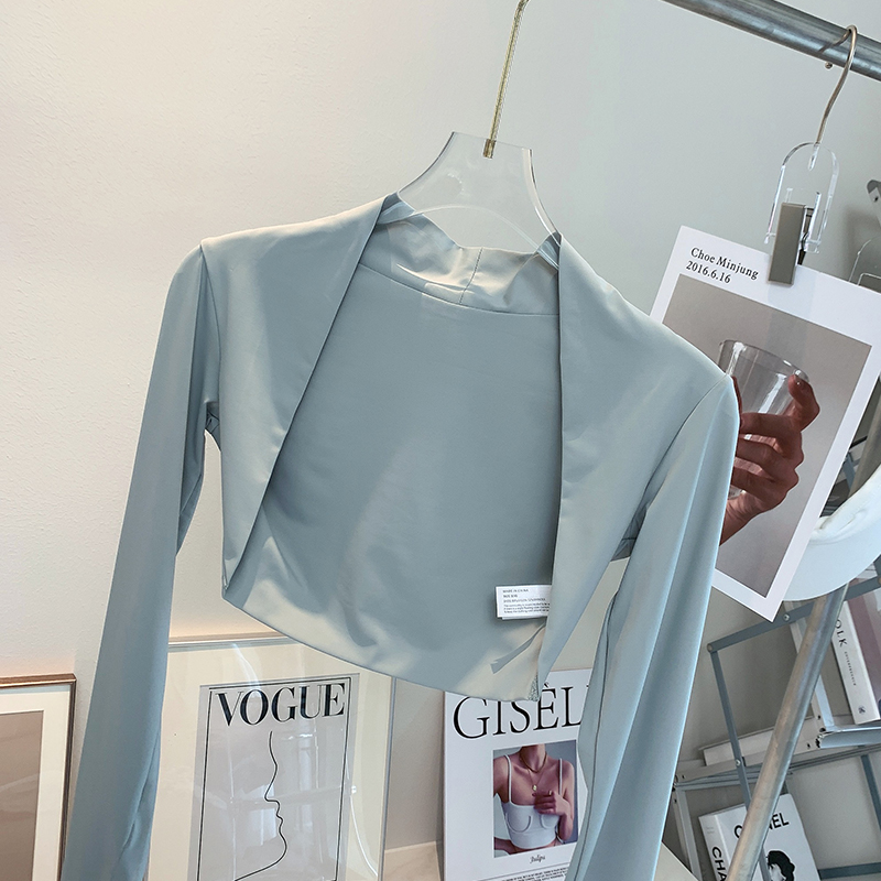 Ice Silk Cool Feeling Shawl Tight Sunscreen Grey - Shop at LoveMi