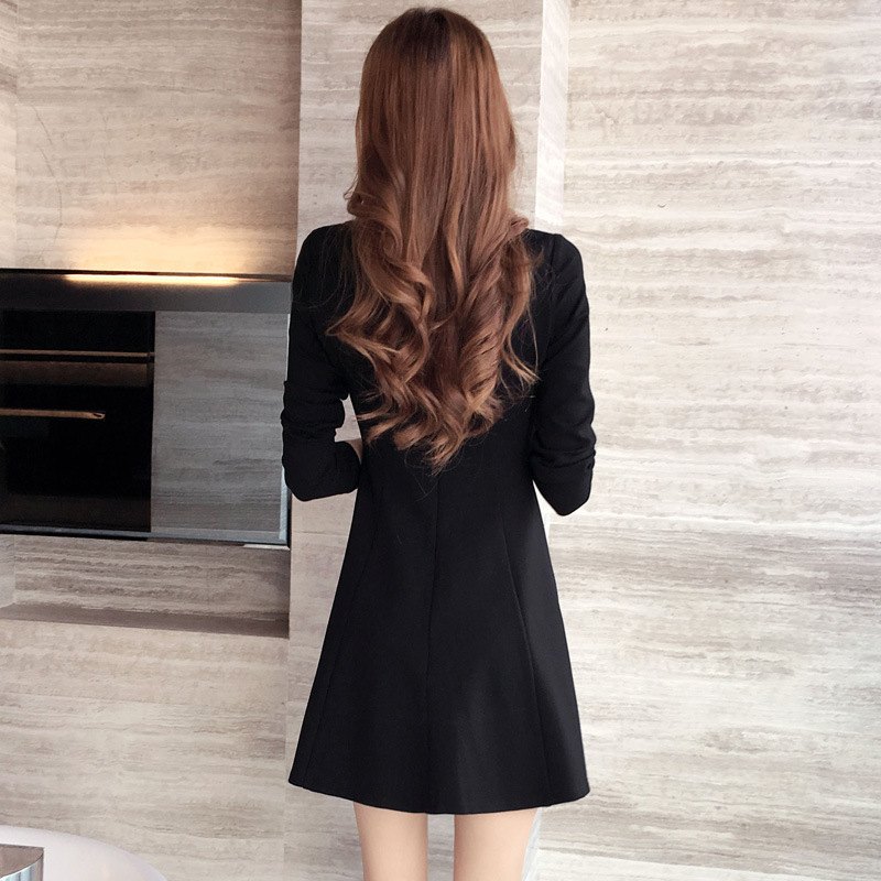 Large Size Autumn Cover Belly Dress Age Reduction A-line Skirt