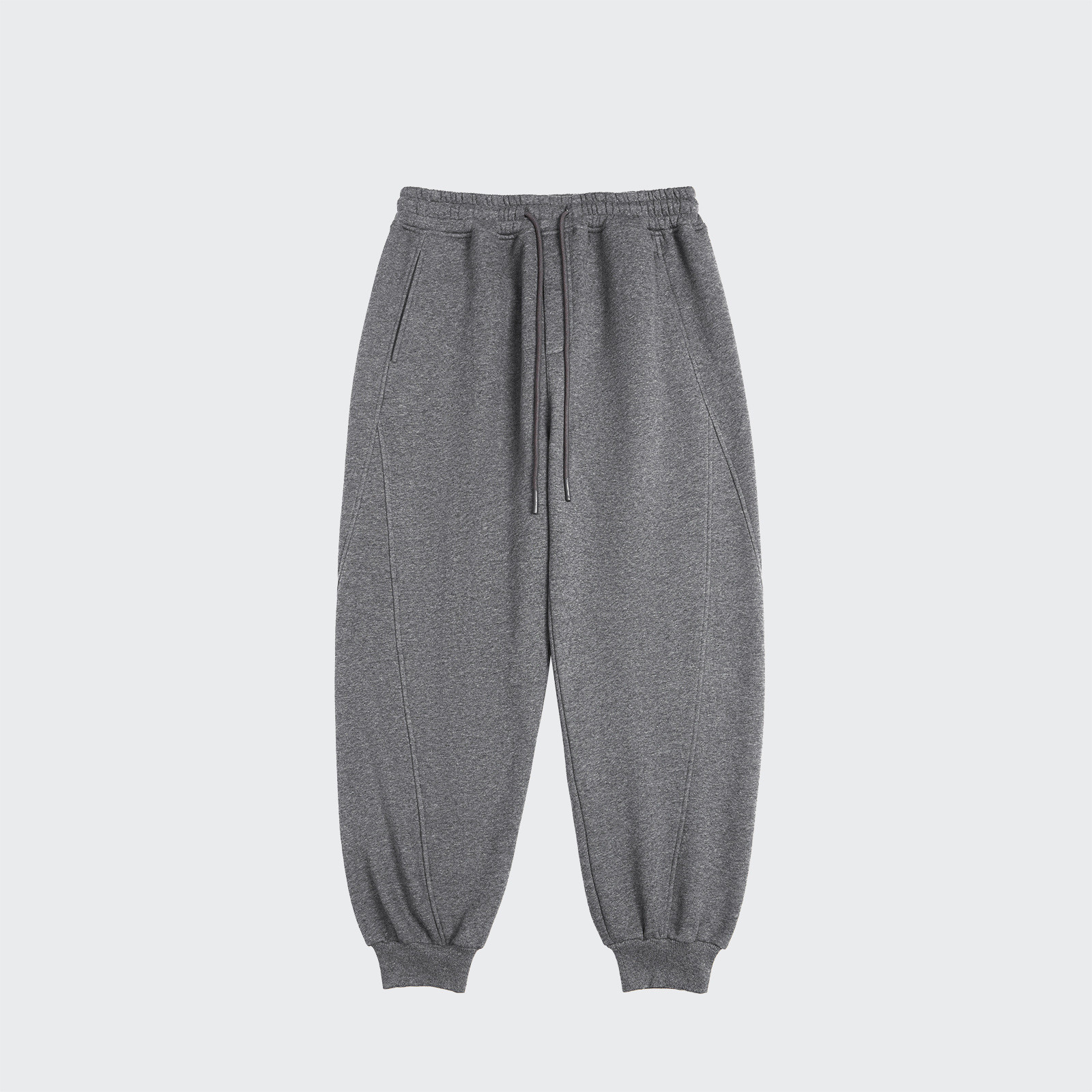 Title 10, Mens Casual Solid Color Padded Sweatpants. Com...