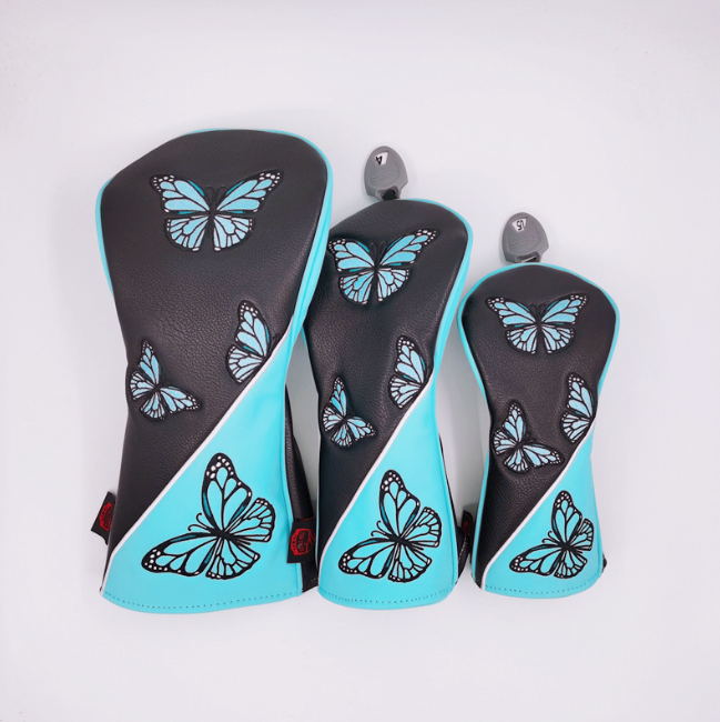 Title 1, Golf Club Sleeve Butterfly Wooden Pole Sets Wat...