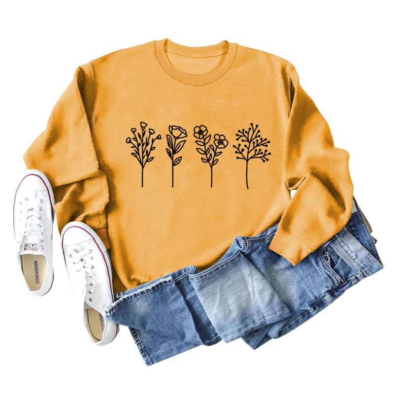 Yellow jumper black font