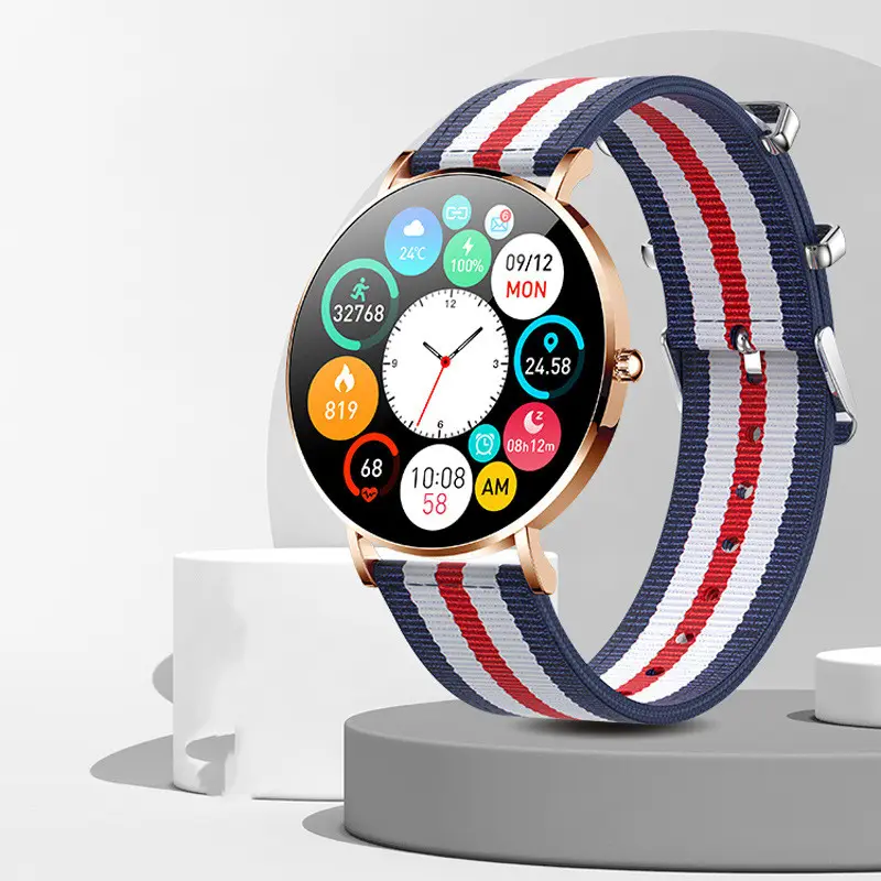 T8 Women's Thin Smart Call Watch Heart Rate