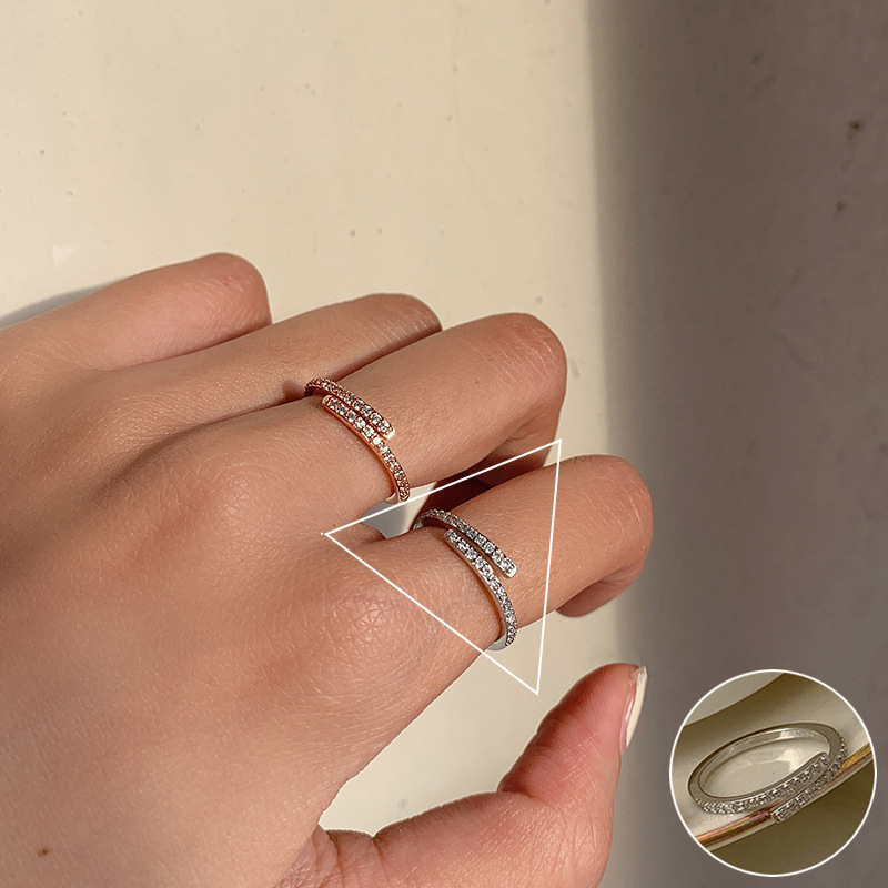 Fashion S925 Silver Delicate Pearl Flower Ring