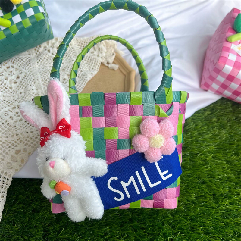 Radish Rabbit Woven Basket