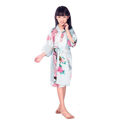 Title 5, Girls print peacock robe