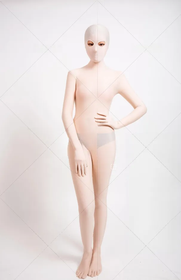 Flesh Full wrapped Toe Tights Super Smooth Super Elastic Lycra Tights Meat Pink - Shop at LoveMi