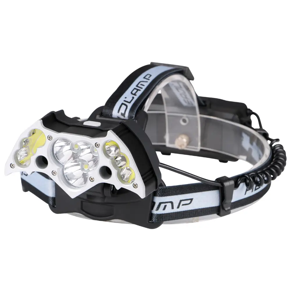 Rechargeable Cob Strong Headlight Outdoor Aluminum Alloy Camping Searchlight