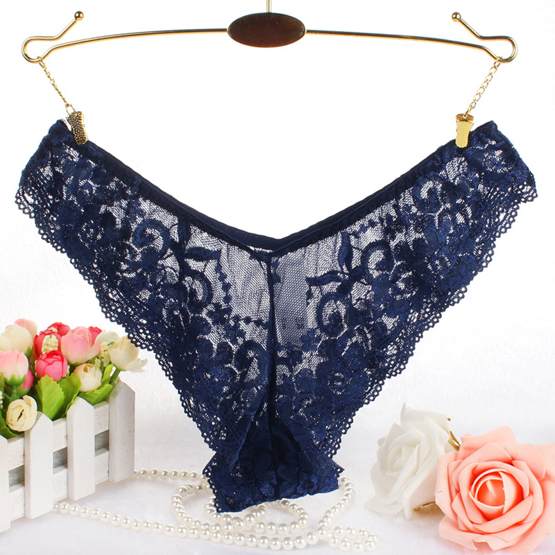 Title 5, Low Waist Triangle Lace Womens Panties for ult...