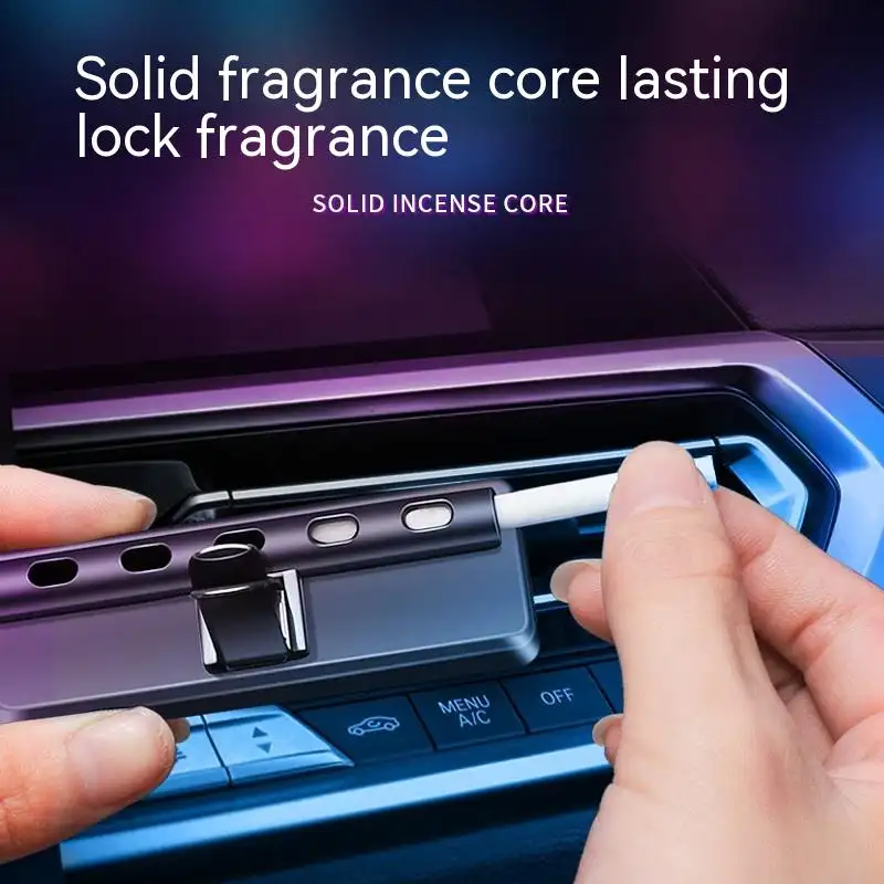Automobile Aromatherapy Air Outlet Ambience Light LED Auto Perfume Deodorant