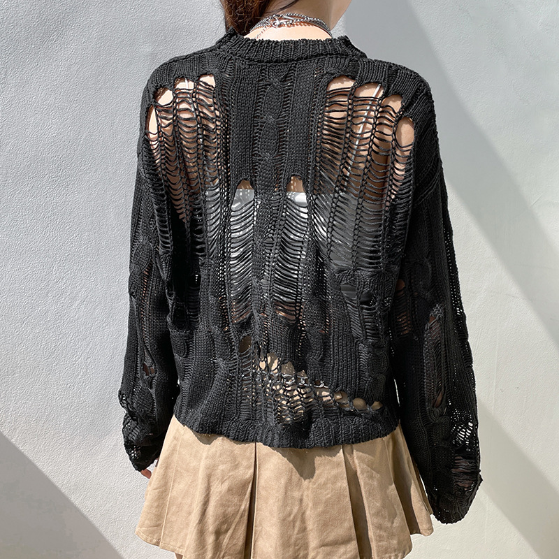 Women's Fashionable Loose Fitting Woolen Top