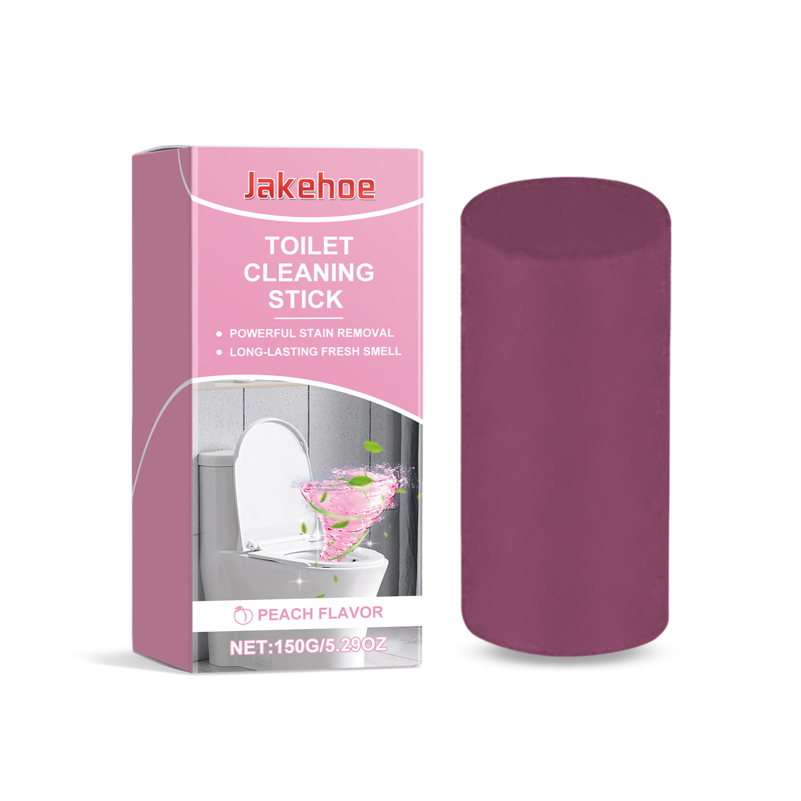 Jakehoe Toilet Cleaner Stick  Cleans Toilet Bowl Stains, Odors, And Dirt Household Scented Cleaner.