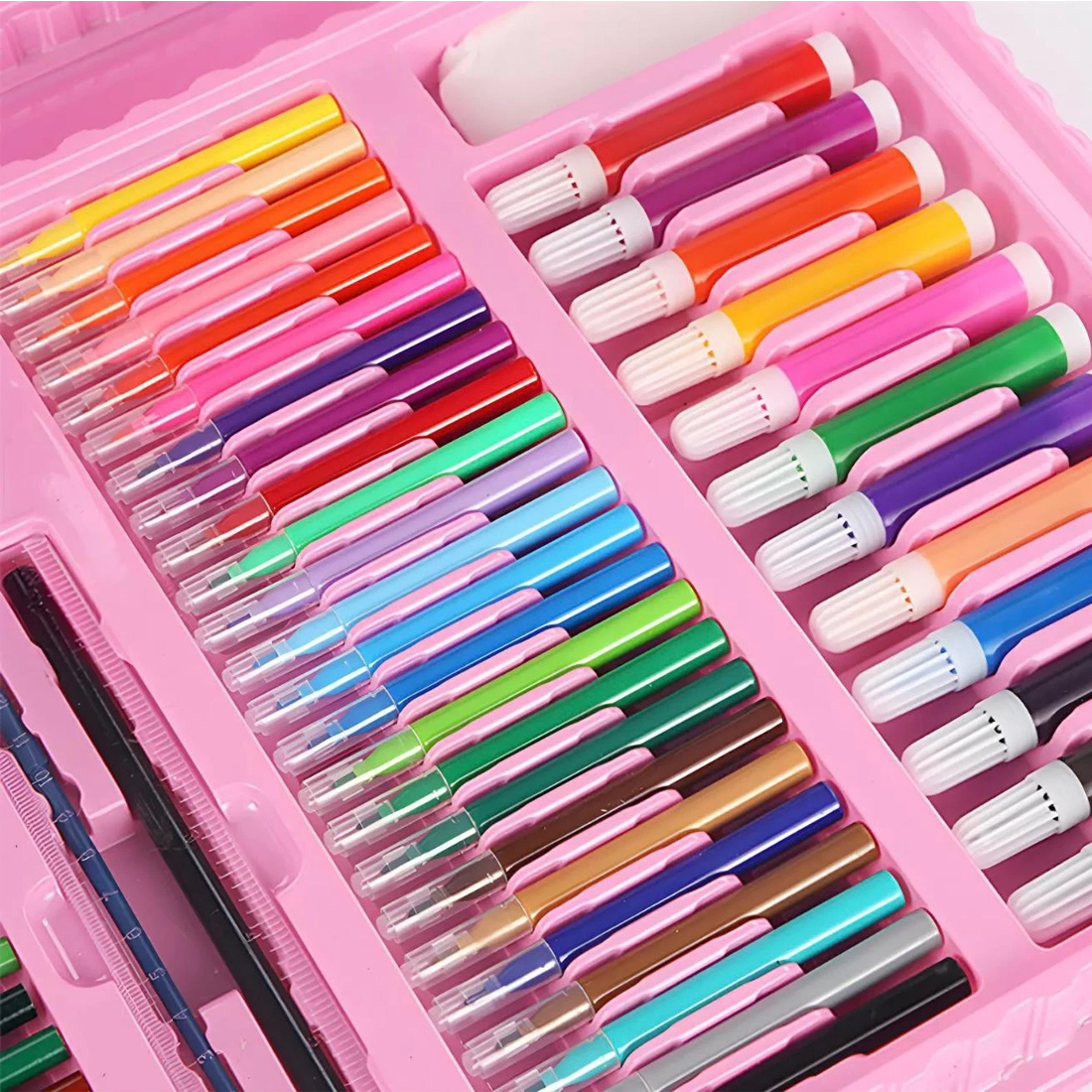 208 Pcs Art Set Kids Childrens Colouring Drawing Painting Arts & Crafts Case UK — image 8